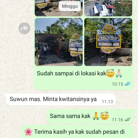 Pengiriman Papan Bunga Duka Bandungrejo Bayan