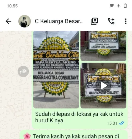 Pengiriman Papan Bunga Duka Bandungrejo Bayan