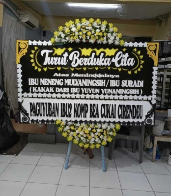 Papan Bunga di Bandungrejo Bayan